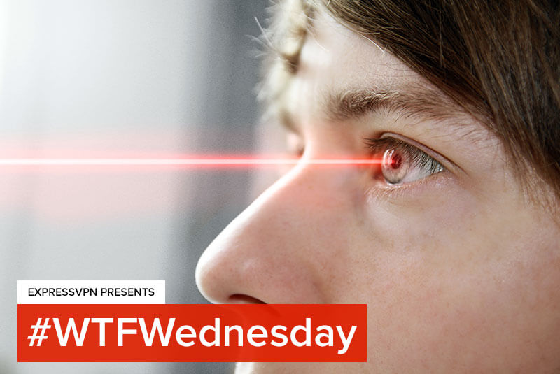high-tech iris scanner