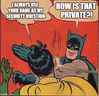 make your passwords private