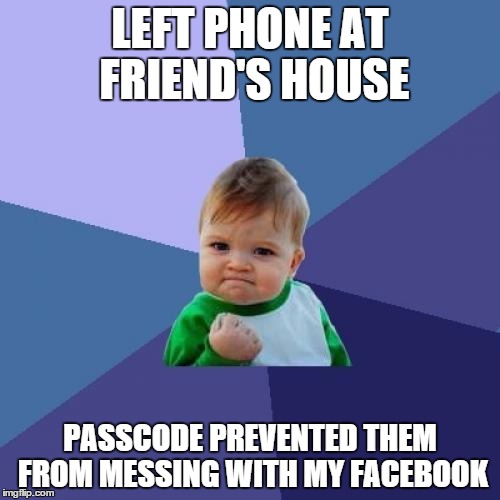 Set up passcode protection