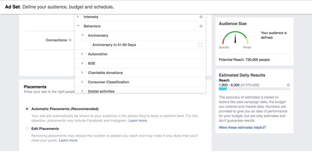 Facebook knows your anniversary.