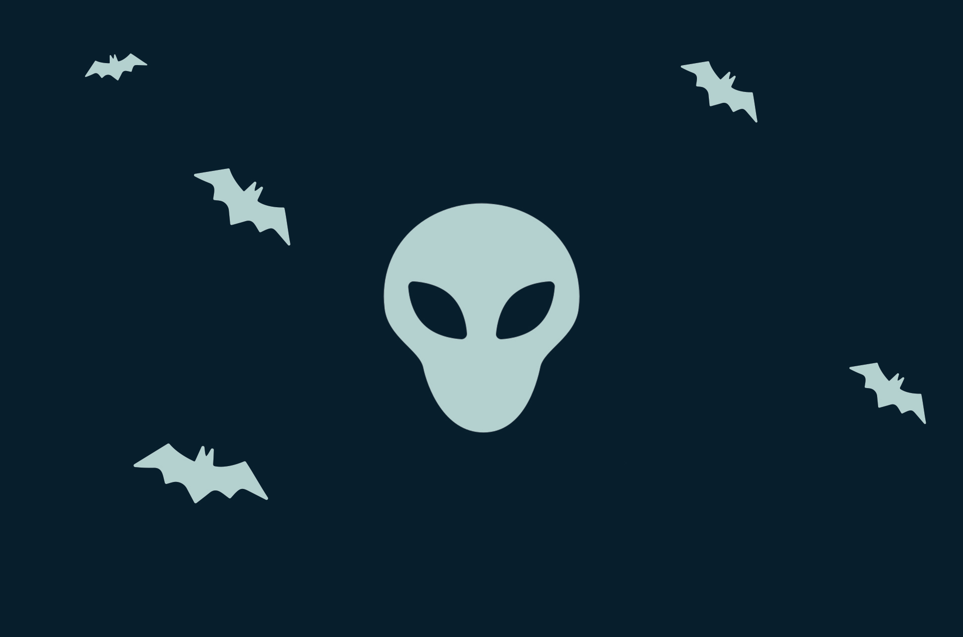 Grey alien head.