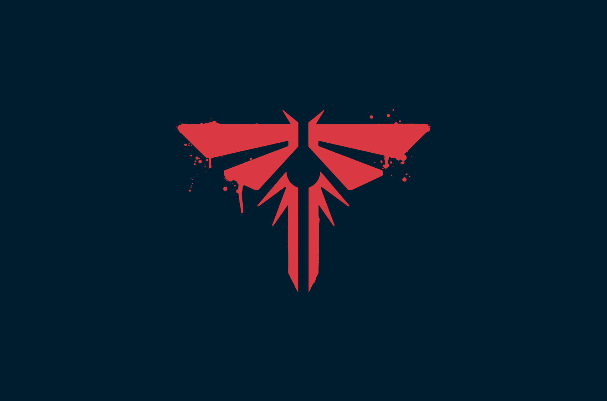 Stencil firefly symbol.