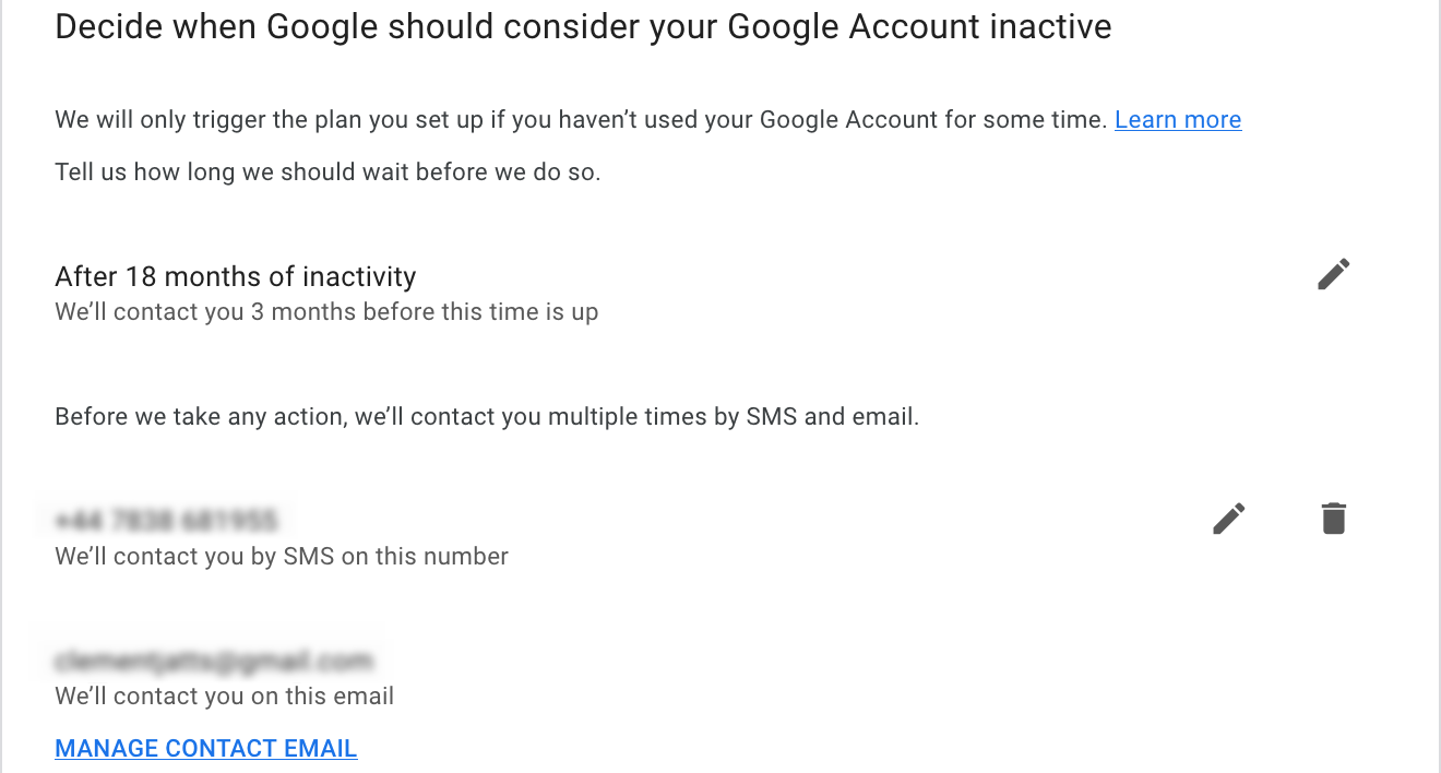 Google Legacy
